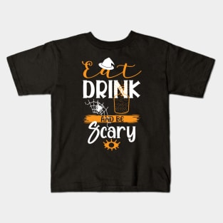 Drink and be Scary Kids T-Shirt